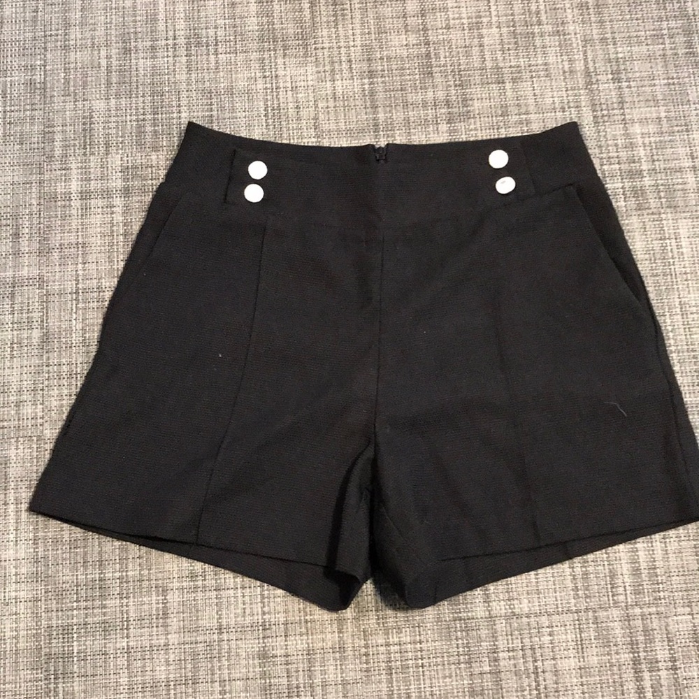 Black shorts never worn